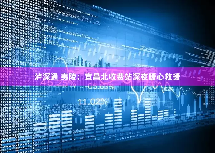 泸深通 夷陵：宜昌北收费站深夜暖心救援